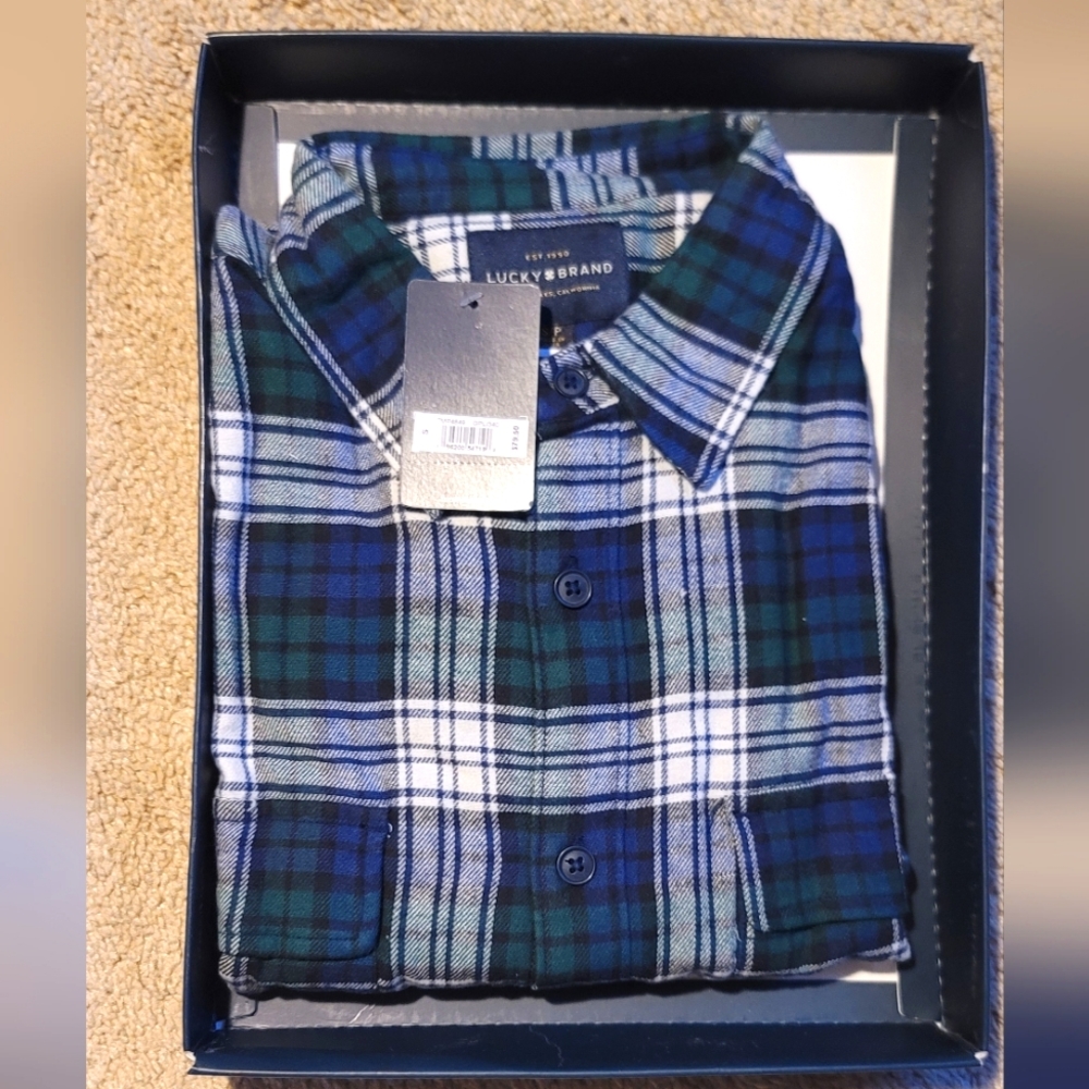 Lucky band flannel shirt.  Size small